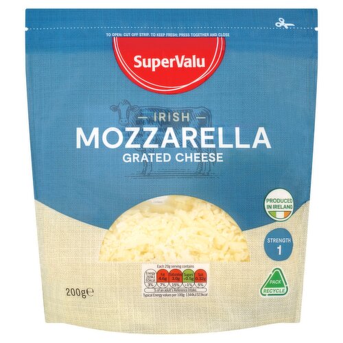 SuperValu Grated Mozzarella Cheese (200 g) Storefront EN