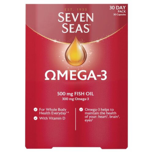 Seven Seas Omega-3 Daily 30 Caps (30 Piece)