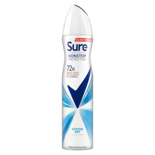 Sure For Women Anti-perspirant Cotton Dry Non Stop (250 ml)