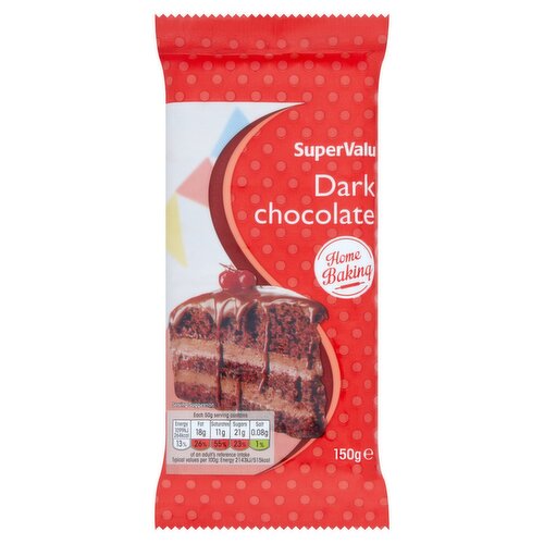 SuperValu Dark Chocolate Cooking Bar (150 g) - Storefront EN