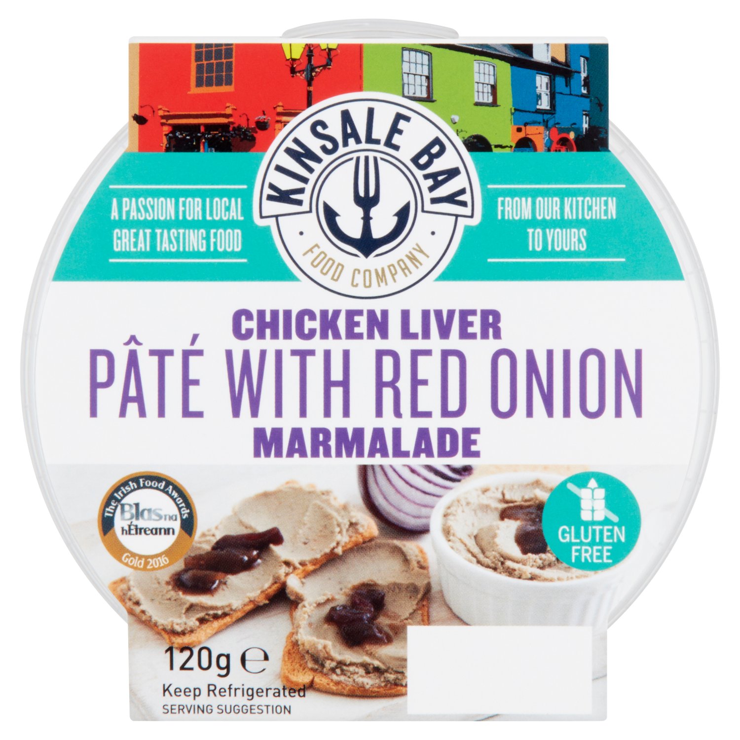 Kinsale Bay Chicken Liver Pate with Red Onion Marmalade  (120 g)