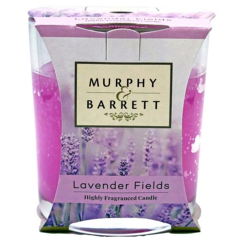 M&B 5oz Glass Candle Lavender Field (1 Piece)