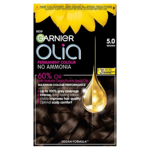 Garnier Olia Permanent No Ammonia Brown Hair Colour (200 ml)