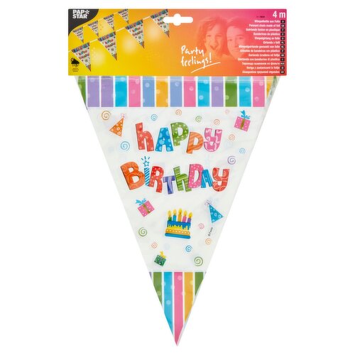 Pap Star Assorted Bunting (1 Piece)
