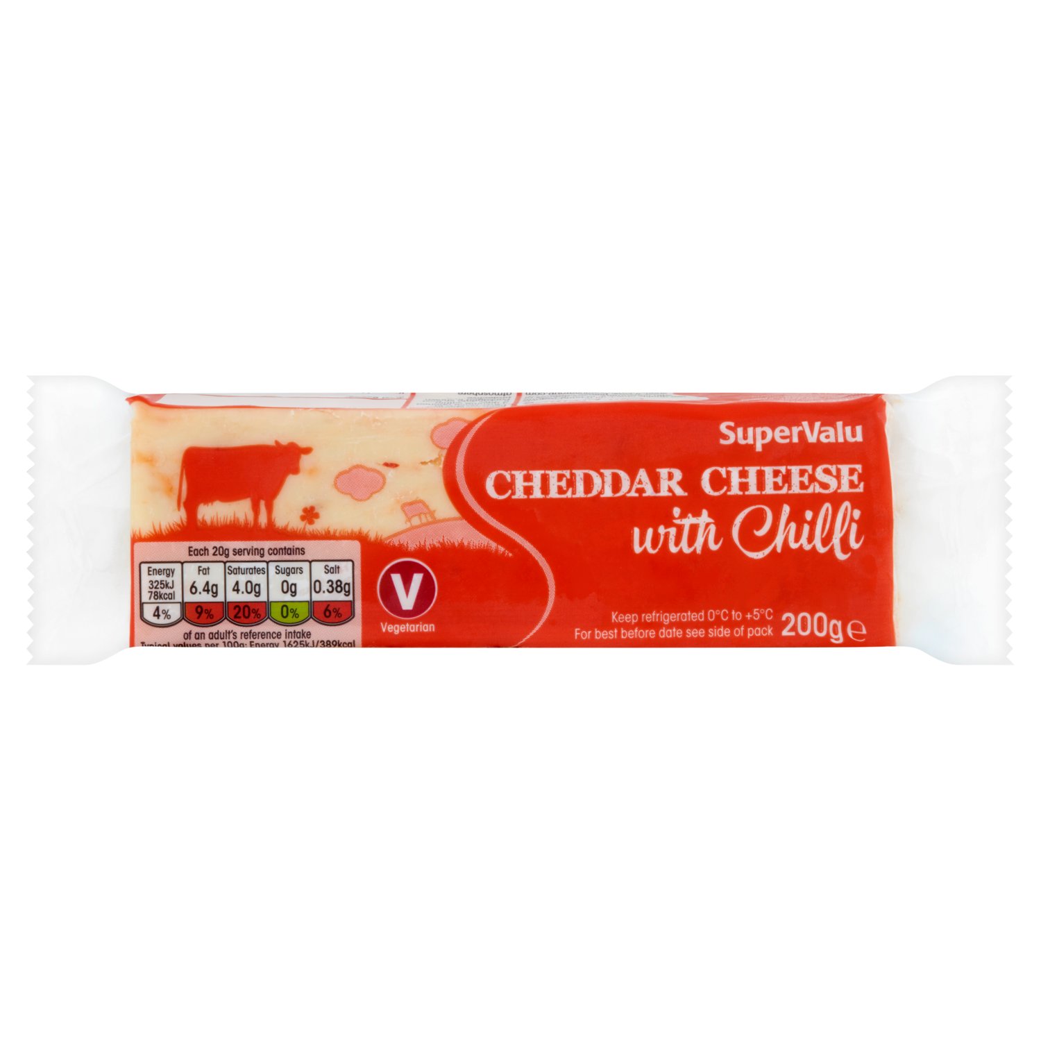 SuperValu Cheddar Cheese with Chilli (200 g)