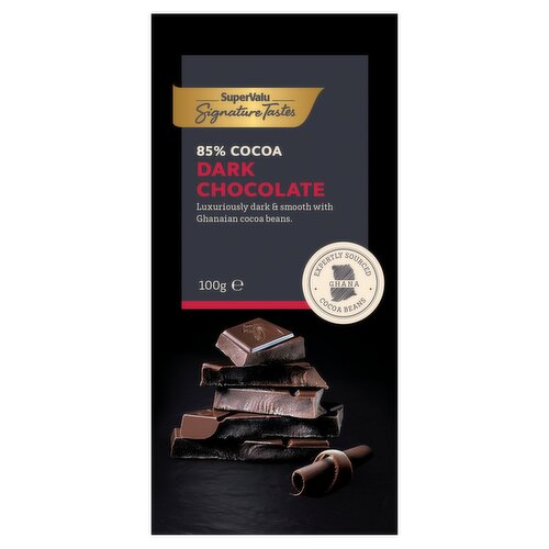 Signature Tastes 85 Cocoa Dark Chocolate Bar (100 g) Storefront EN