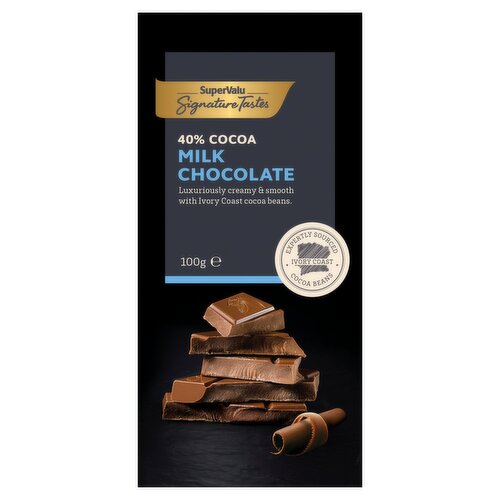 Signature Tastes 40% Cocoa Milk Chocolate Bar (100 g)