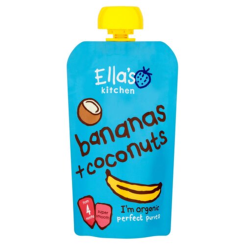 Ella's Kitchen Bananas & Coconuts 4+ Months (120 g)