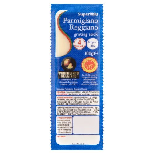 SuperValu Parmigiano Reggiano Grating Cheese Stick (100 g)