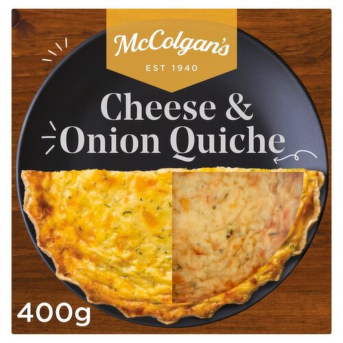 McColgans Cheese & Onion Quiche (400 g)