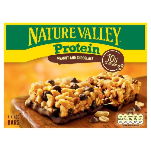 Nature Valley Protein Peanut & Chocolate Bars 4 Pack (160 g)