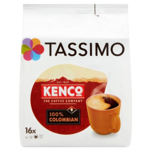 Tassimo Kenco Pure Colombian Pods 16 Pack (136 g)