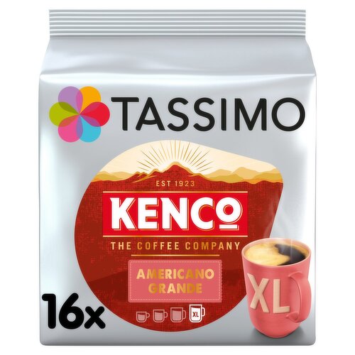 Tassimo Kenco Americano Grande XL Pods 16 Pack (144 g)