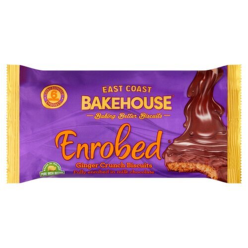 East Coast Bakehouse Fully Enrobed Ginger Crunch Cookies (160 g)