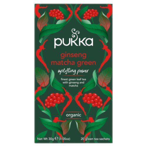 Pukka Organic Ginseng Matcha Green Tea (40 g)