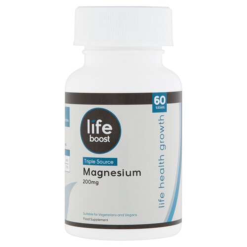 Lifeboost Magnesium Tablets (60 Piece) - Storefront EN