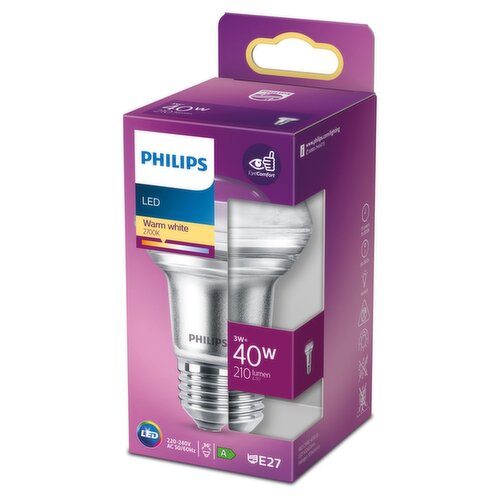 Philips LED 40W E27 Warm White Light Bulb (1 Piece)