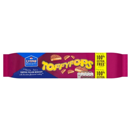 Lyon's Toffeepops Biscuots 100% Extra Free Pack (240 g)