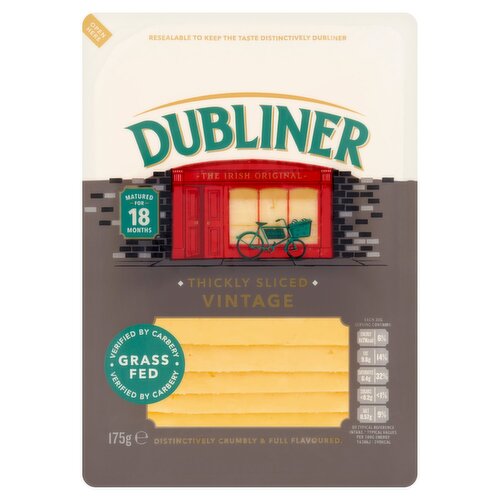Dubliner Vintage Cheese Slices (175 g) Storefront EN