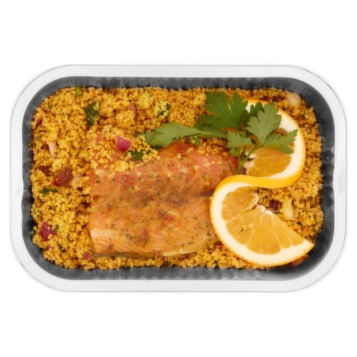 Prepared By Our Fishmonger Salmon With Lemon & Cumin Cous Cous (1 Piece)