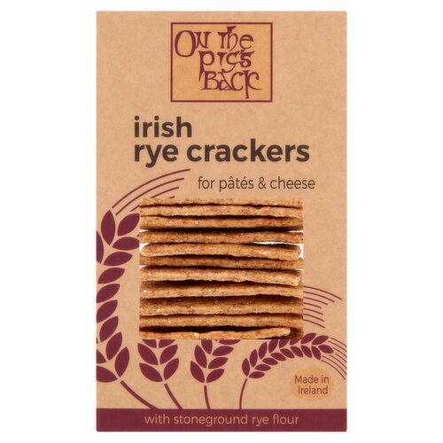 On The Pigs Back Rye Crackers (140 g)