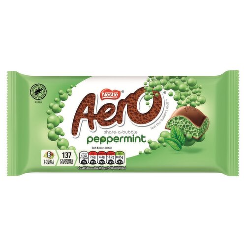 Nestle Aero Delightful Peppermint Chocolate Bar (90 g)