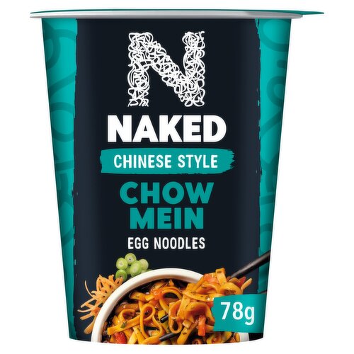 Naked Chinese Style Chow Mein Egg Noodles (78 g)