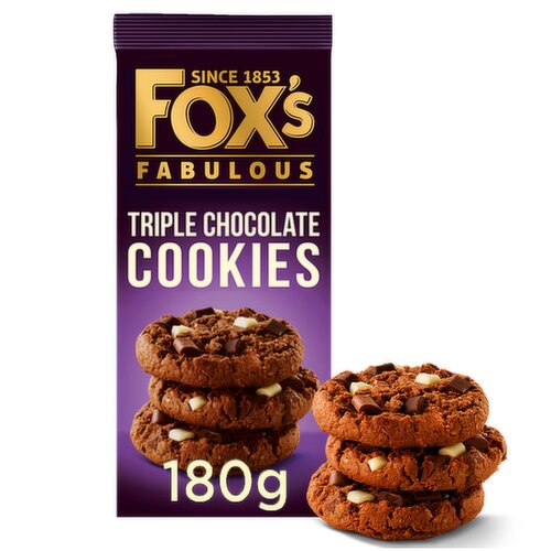 Fox's Triple Chocolate Chunkie Cookie (180 g)