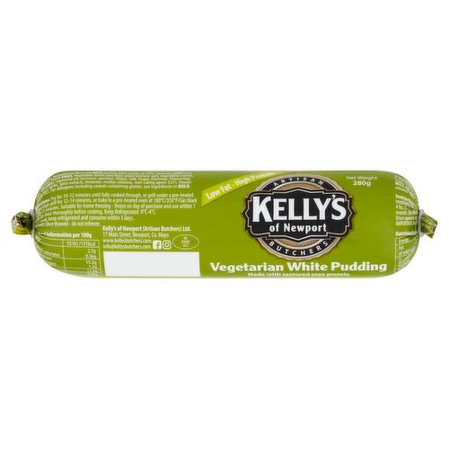 Kellys Vegetarian White Pudding (280 g)