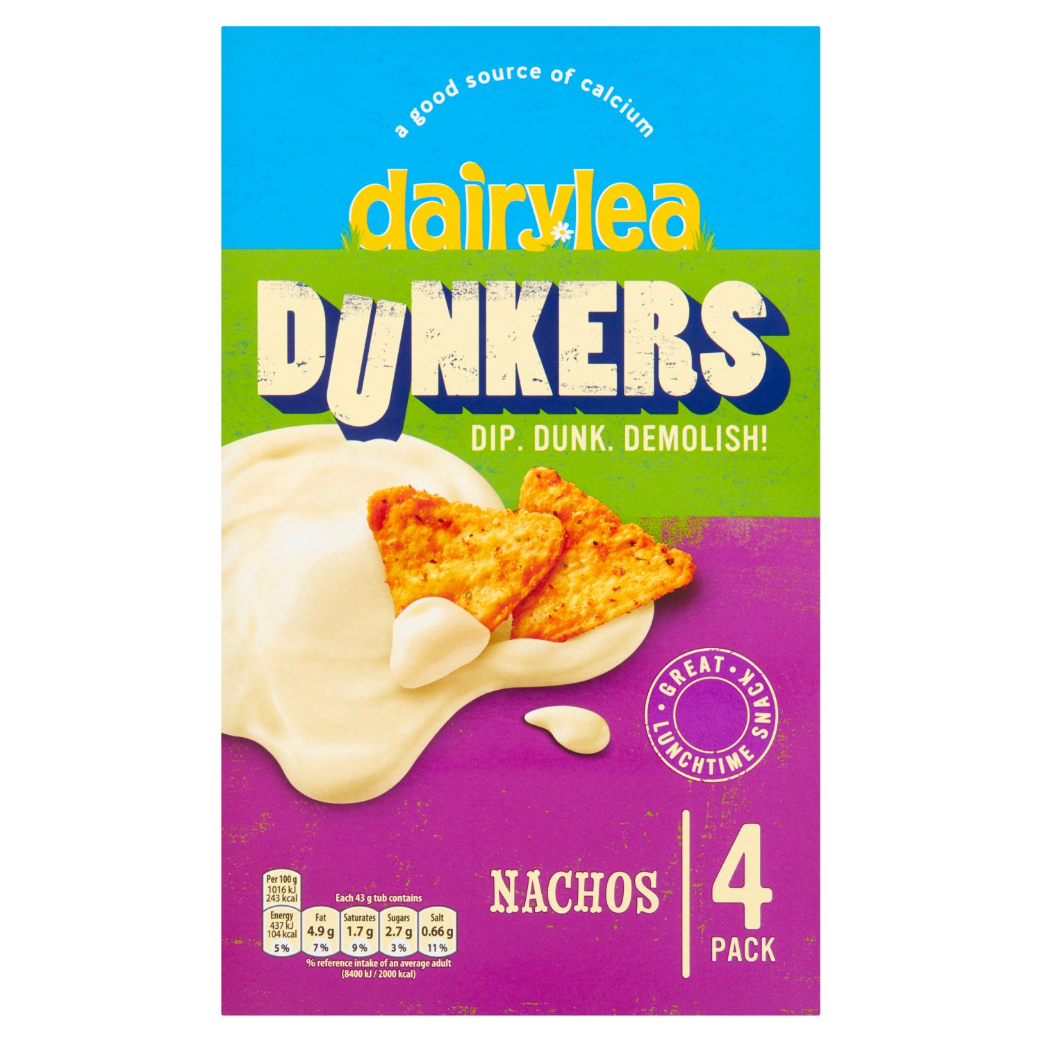 Dairylea Dunkers Nachos 4Pack (43 g)