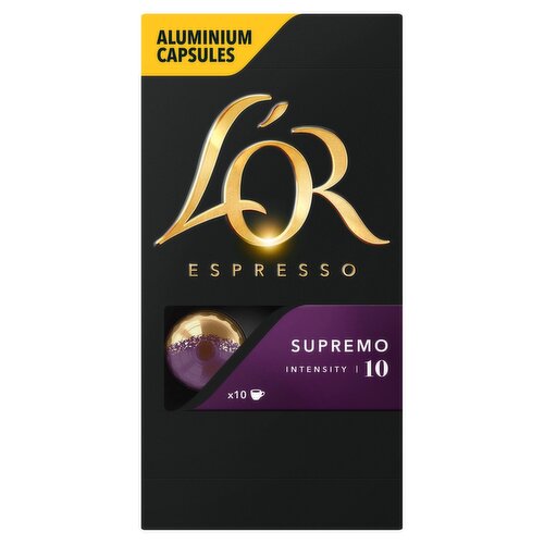 L'OR Espresso Supremo Intensity 10 Capsules 10 Pack (52 g)