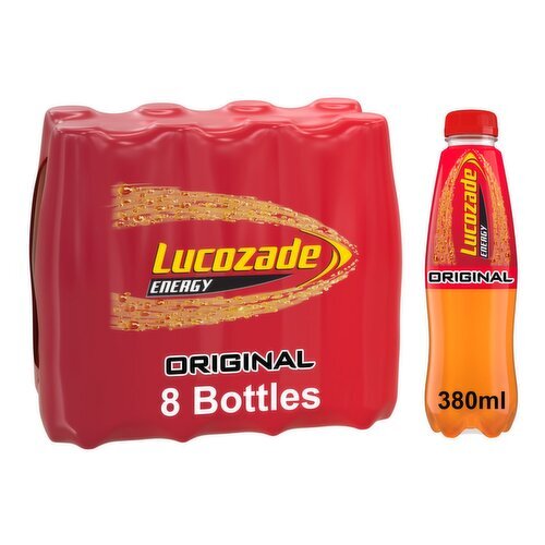 Lucozade Energy Original 8 Pack (380 ml)