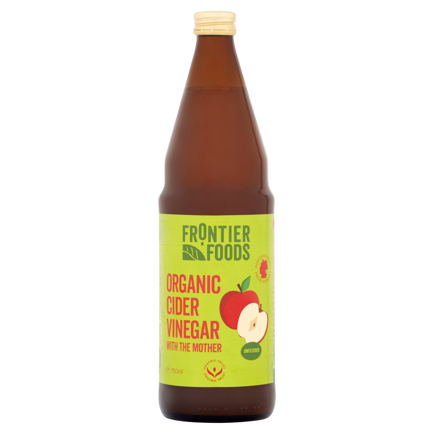 Frontier Foods Organic Cider Vinegar (750 ml)