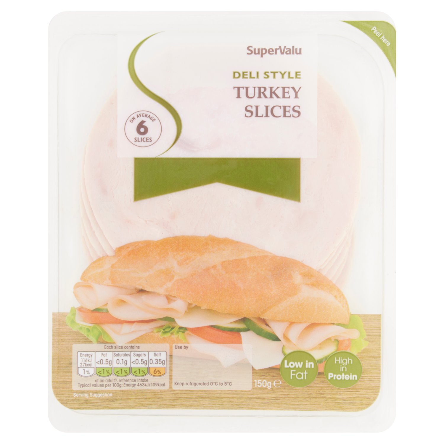 SuperValu Deli Style Turkey Slices (150 g)
