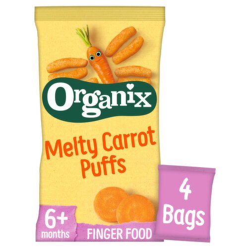 Organix Carrot Sticks 4 Pack (18 g)