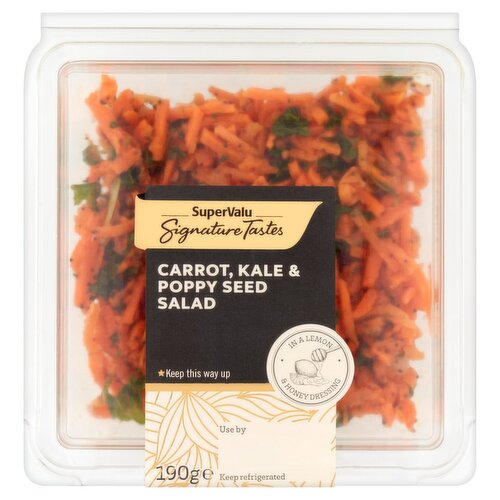 Signature Tastes Carrot, Kale & Poppy Seed Salad (190 g)