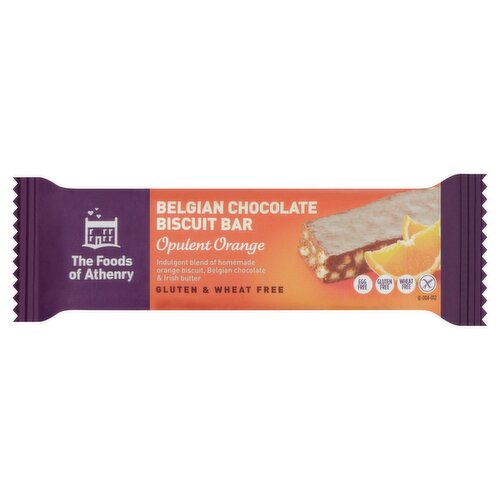 Foods of Athenry Opulant Orange Belgian Chocolate Biscuit Bar (55 g)