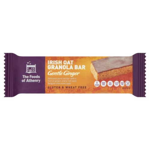 Foods of Athenry Irish Oat Granola Bar Gentle Ginger (55 g)