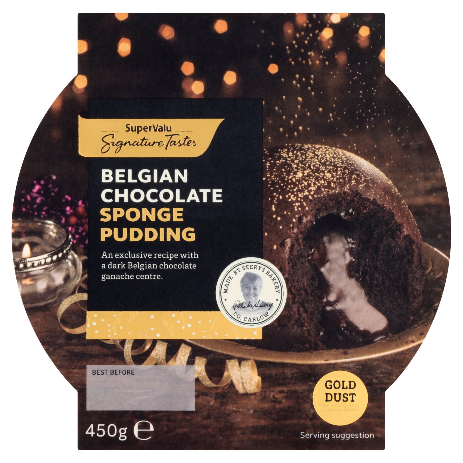 Signature Tastes Belgian Chocolate Sponge Pudding (450 g)