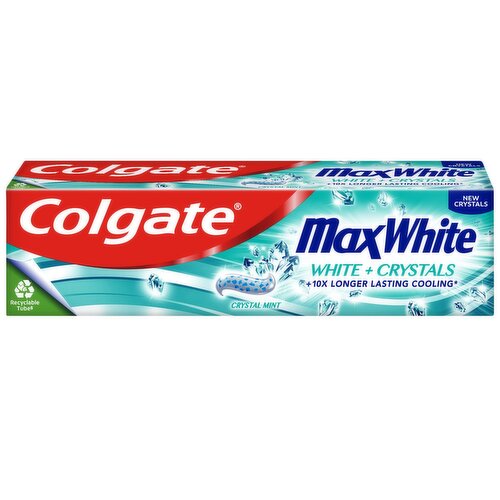 Colgate Max White White Crystals Toothpaste (75 ml) - Storefront EN