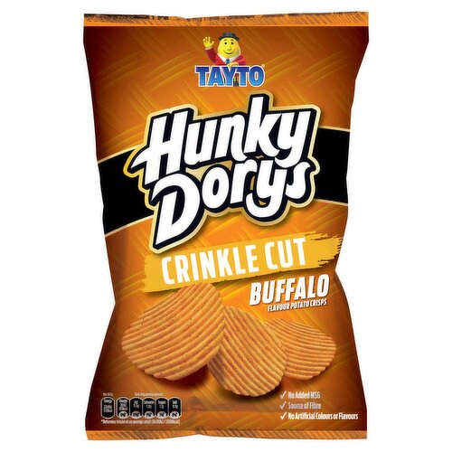 Tayto Hunky Dorys Crinkle Cut Buffalo Crisps (135 g)