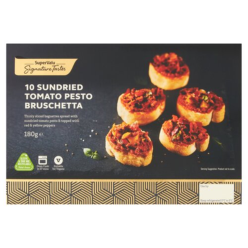 Signature Taste Sundried Tomato Pesto Bruschetta 10 Pack (180 g)