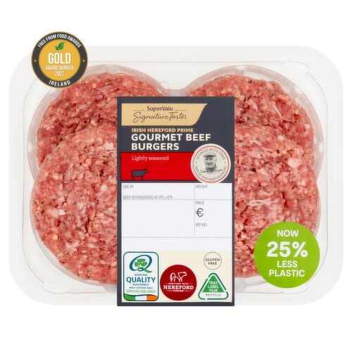 Signature Tastes Irish Hereford Prime Gourmet Beef Burgers (568 g)