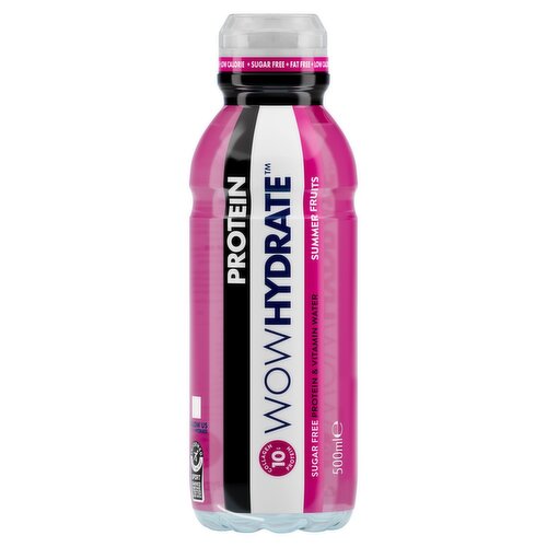 Wow Hydrate Protein 10g Summer Fruits (500 ml)