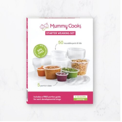 Babypotz Mummy Cooks Reuasble Pots & Lids 5 Sizes (1 Piece)