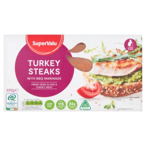 SuperValu Fresh Irish Turkey Steaks with BBQ Marinade (220 g)