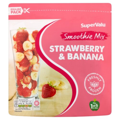 SuperValu Strawberry & Banana Smoothie Mix (500 g)