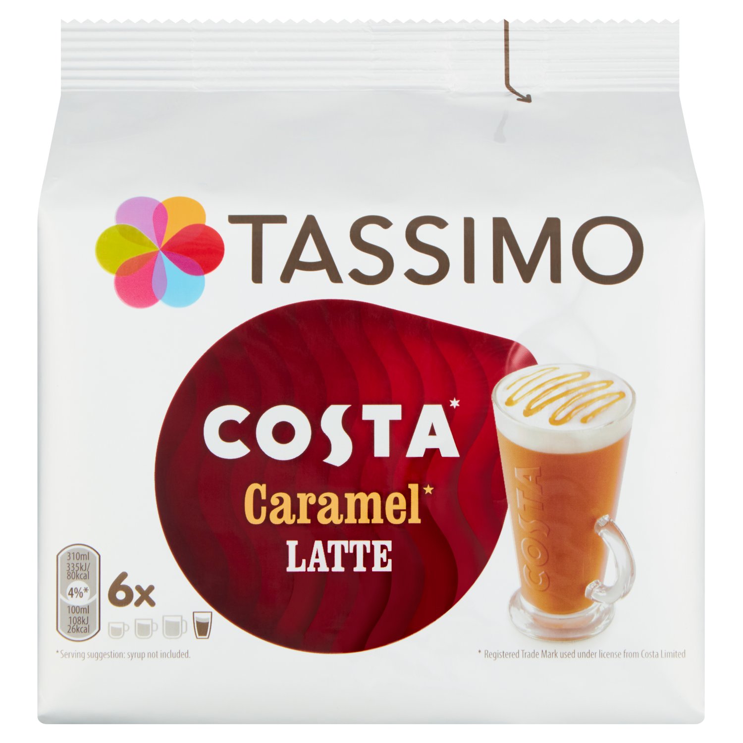 Tassimo Costa Caramel Latte (203 g)