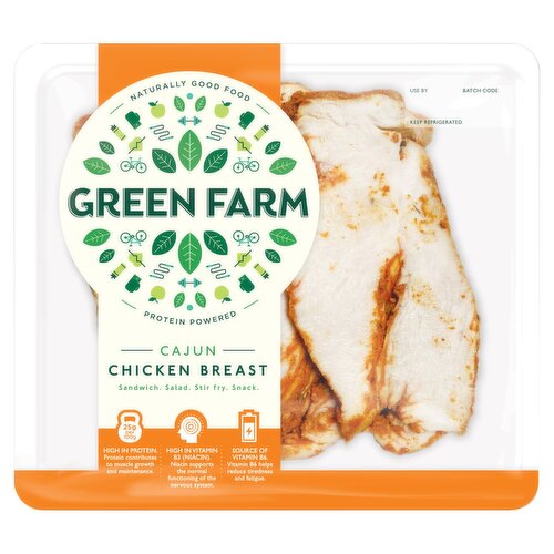 Green Farm Cajun Chicken Breast Slices (90 g)