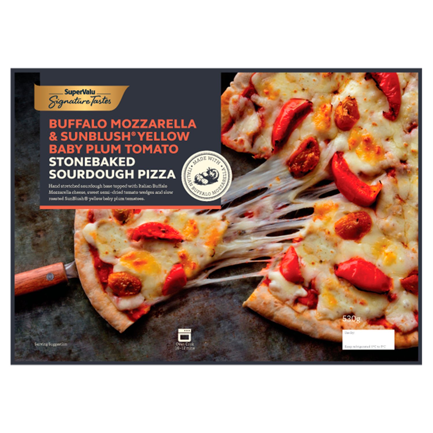 Signature Tastes Mozzarella & Tomato Sourdough Pizza (530 g)